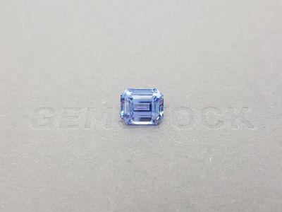 Violet-blue octagon cut sapphire 4.05 ct, Sri Lanka photo