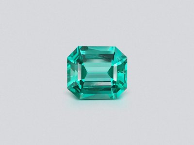 Vibrant green Colombian emerald in octagon cut 2.34 carats  photo