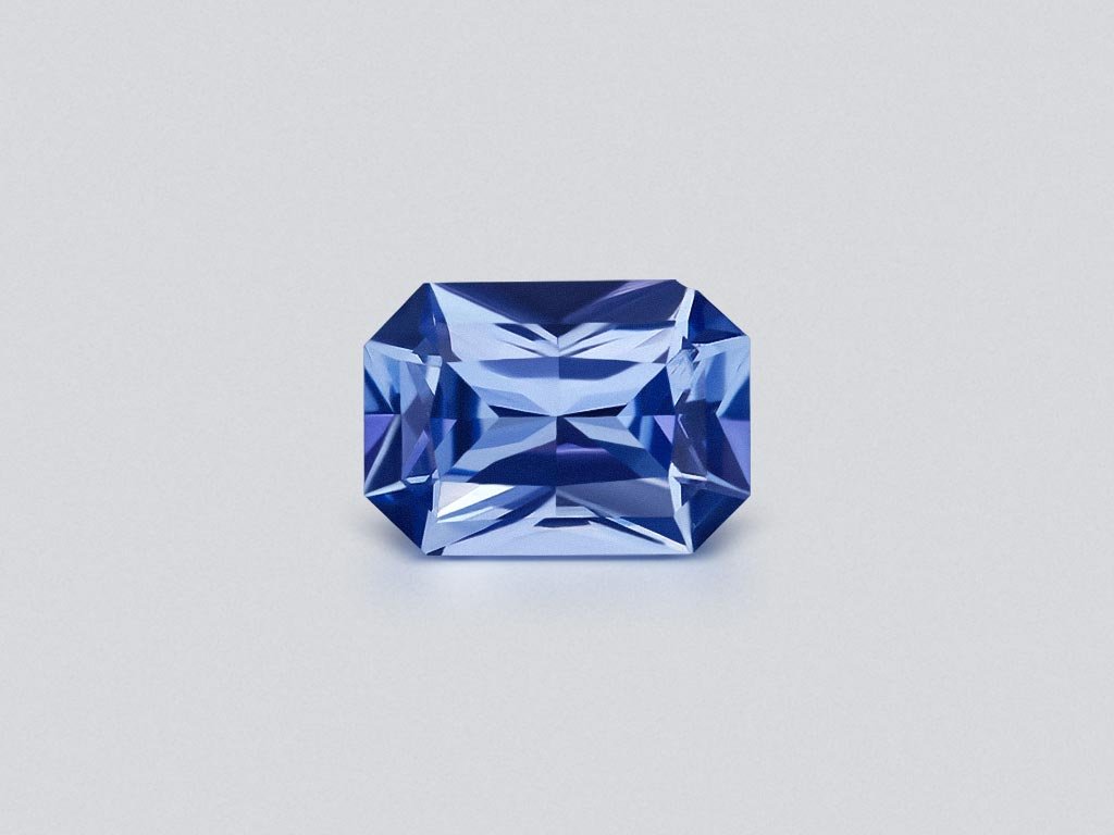 Saphir bleu taille radiant 1,01 carats, Sri Lanka Image №1