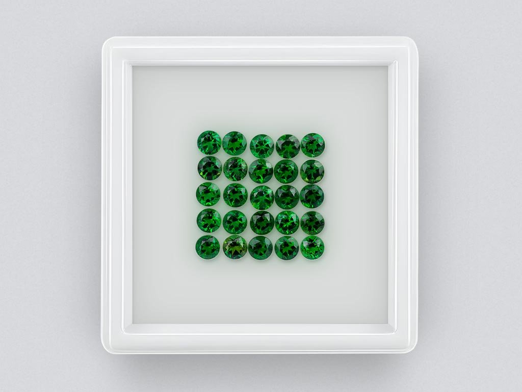 Lot de tourmaline chromée jaune-verte 3,14 carats, Tanzanie  Image №1