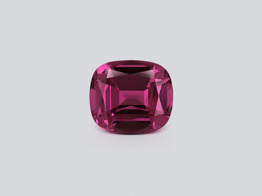 Garnet rhodolite cushion cut 4.63 carats, Tanzania Image №1