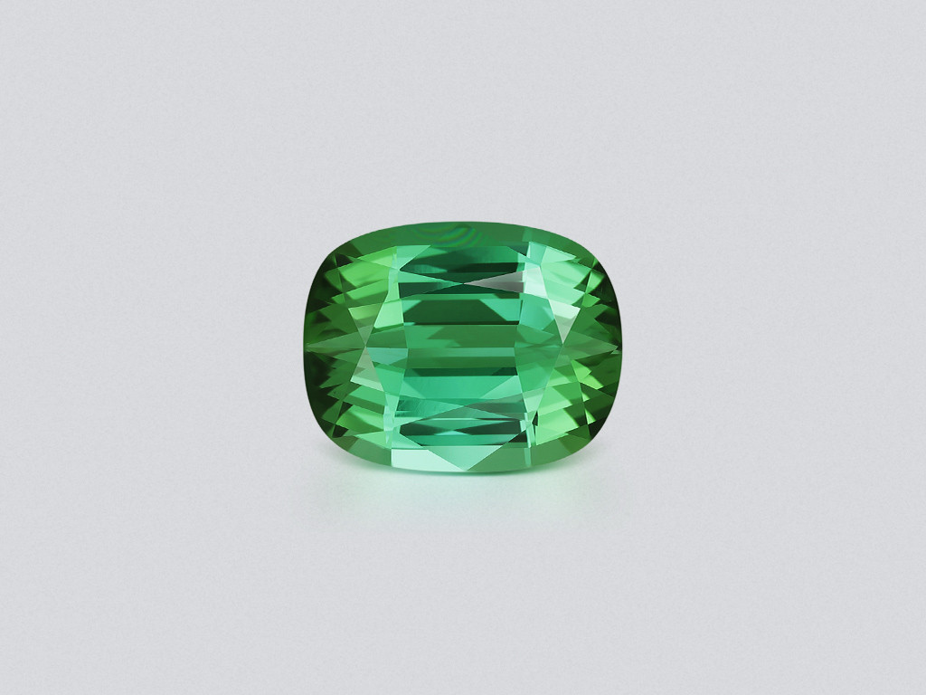 Tourmaline verte de grande taille taille coussin pesant 13,51 carats, Afrique Image №1