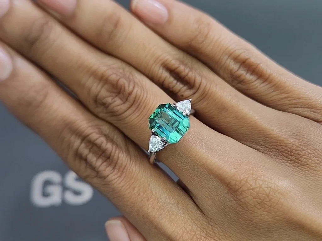 Turmalina Laguna de corte octogonal de 4,60 quilates, Afganistán Image №5