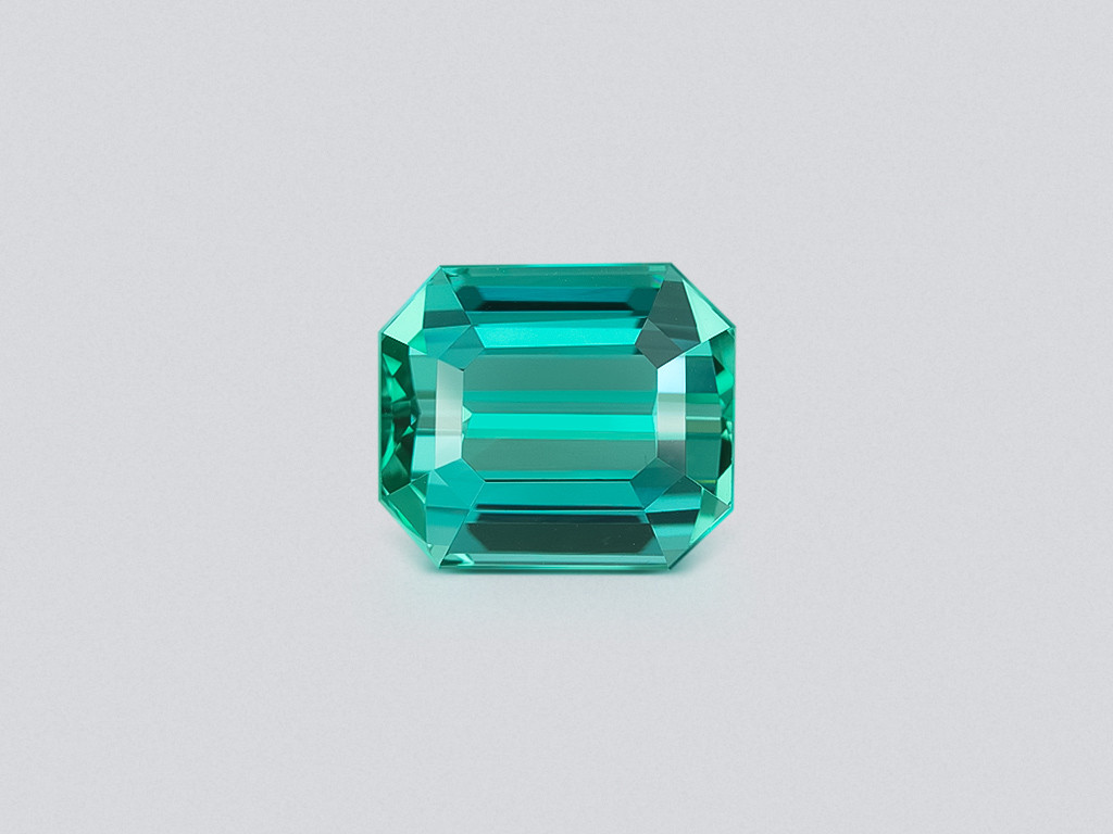 Vibrant Lagoon Tourmaline in octagon cut 4.60 carats, Afghanistan Image №1