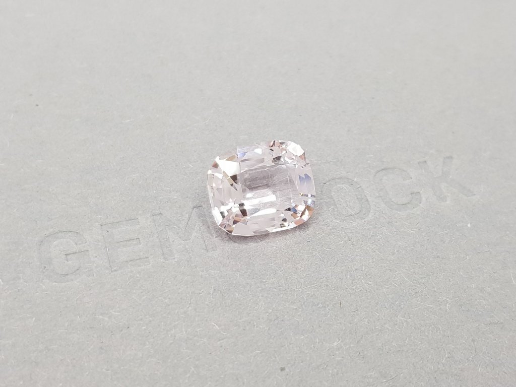 Cushion cut Baby-pink morganite 4.83 ct from Africa Image №2
