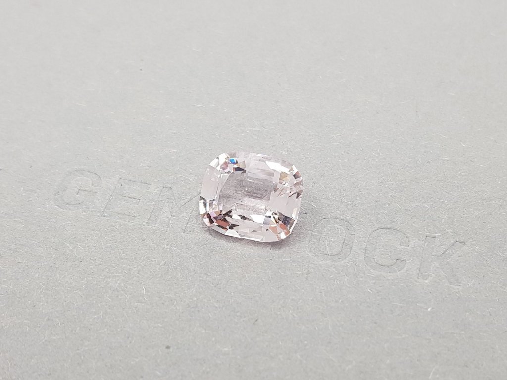 Cushion cut Baby-pink morganite 4.83 ct from Africa Image №3