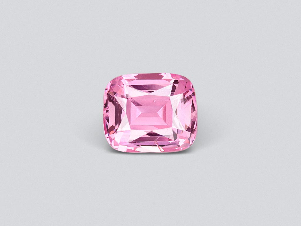 Pink spinel 1.56 carats in cushion cut, Tajikistan Image №1