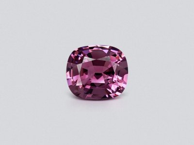 Mauve color spinel in cushion cut 4.25 carats, Burma photo