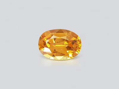 Hessonite garnet, oval cut, 3.50 carats, Madagascar photo