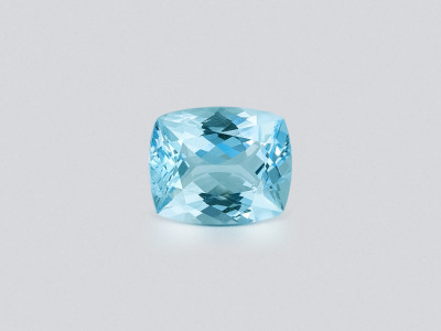 Aquamarine cushion cut 3.48 carats, Madagascar  photo