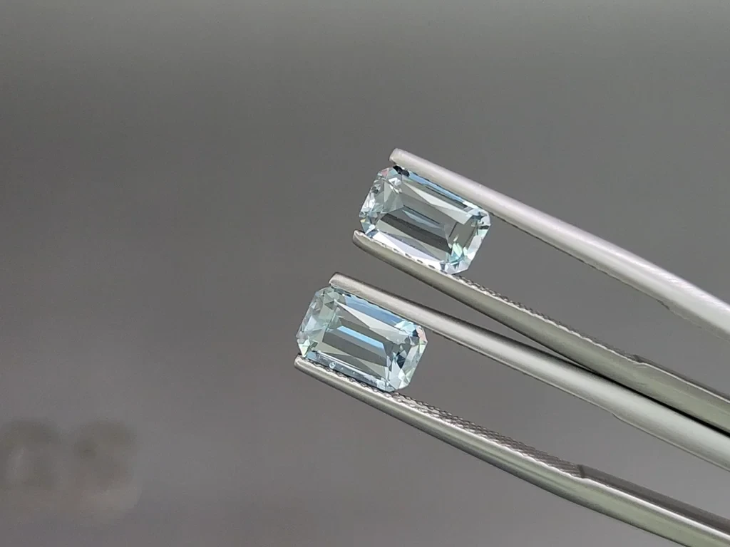 Achteckig geschliffener aquamarin 3,29 karat, Madagaskar Image №4