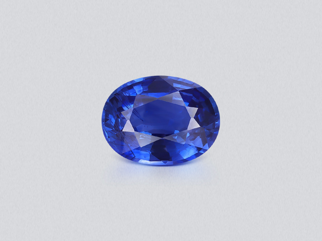 Sapphire Royal Blue oval cut 1.19 carats, Sri Lanka  Image №1