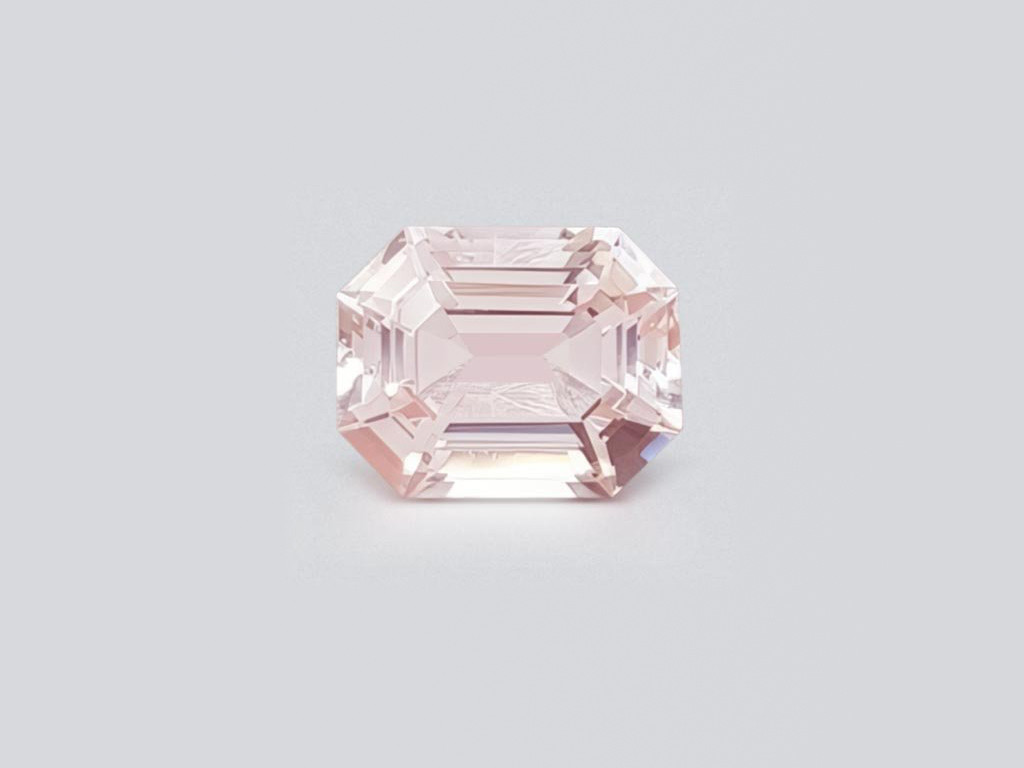Morganite rose taille émeraude de 2,24 carats, Afrique Image №1