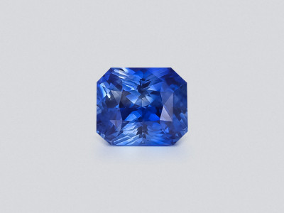 Saphir Cornflower Blue im radiant-schliff 1,26 karat, Sri Lanka photo