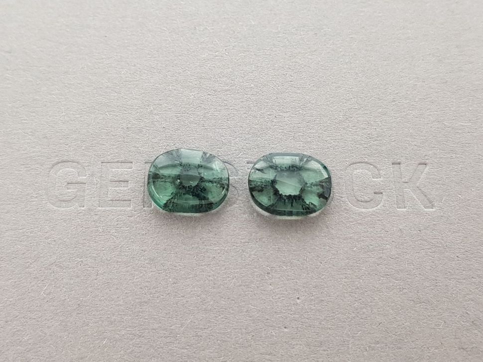Pair of Colombian Trapiche emeralds 4.89 ct Image №1