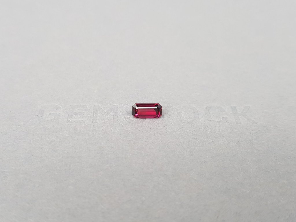 Intense red-pink octagon-cut tourmaline 0.68 ct Image №1