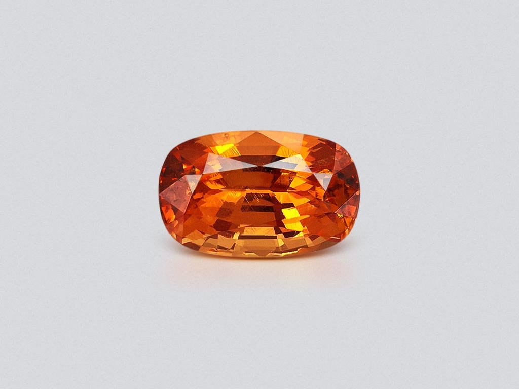 Fanta color spessartite garnet in cushion cut 11.24 Carats Image №1