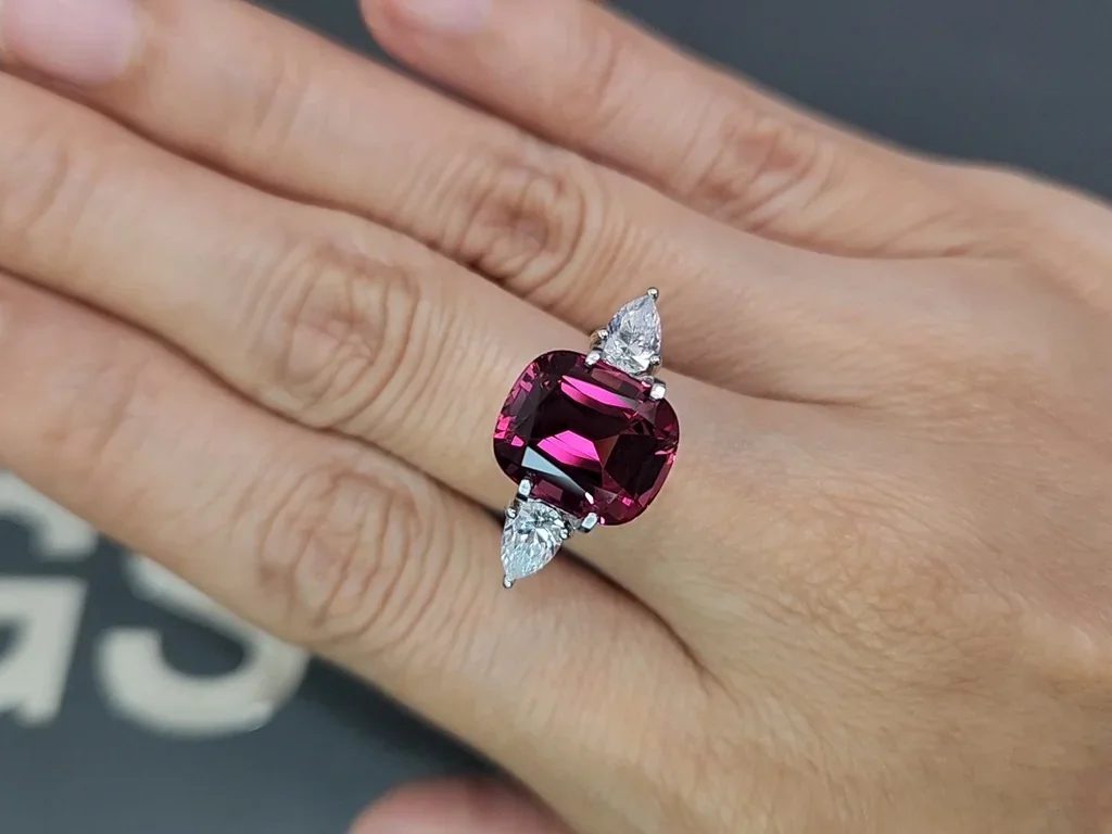 Rhodolith-granat im kissenschliff 6,79 carats, Tansania Image №5