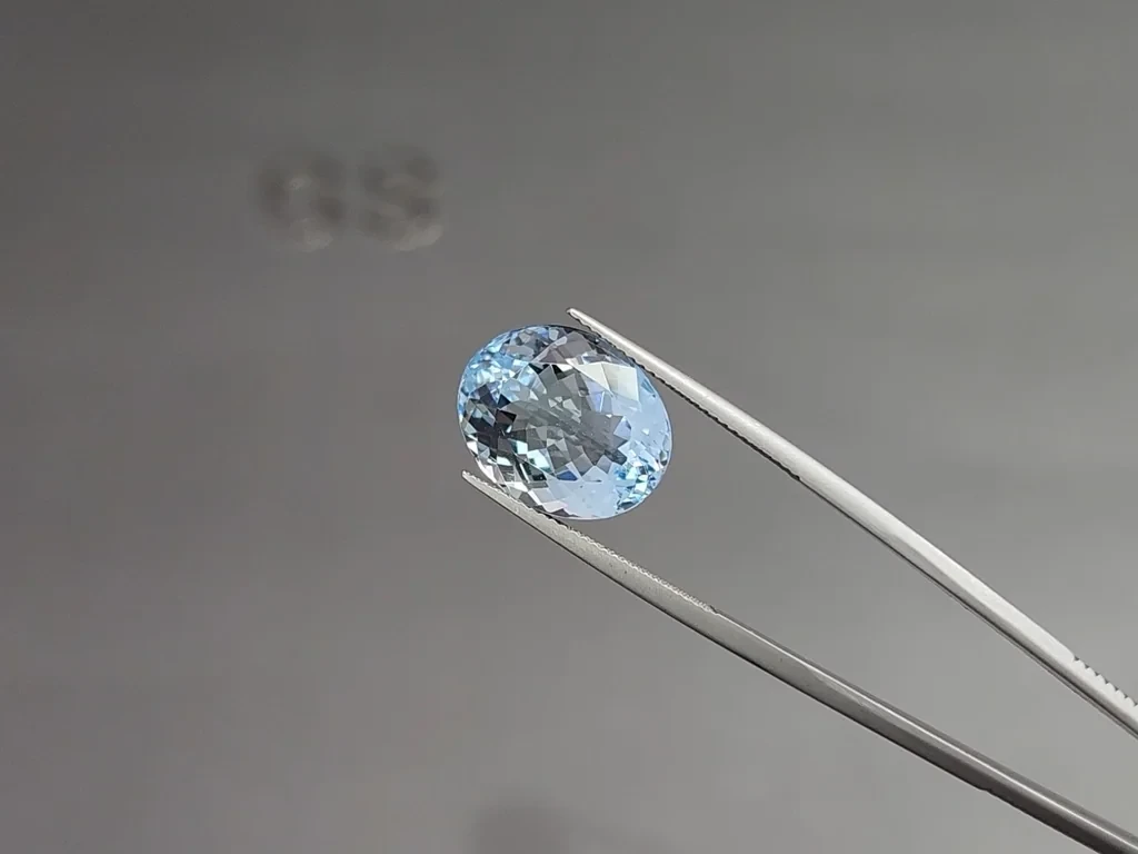 Aquamarin im ovalschliff 10,25 karats, Madagaskar  Image №3