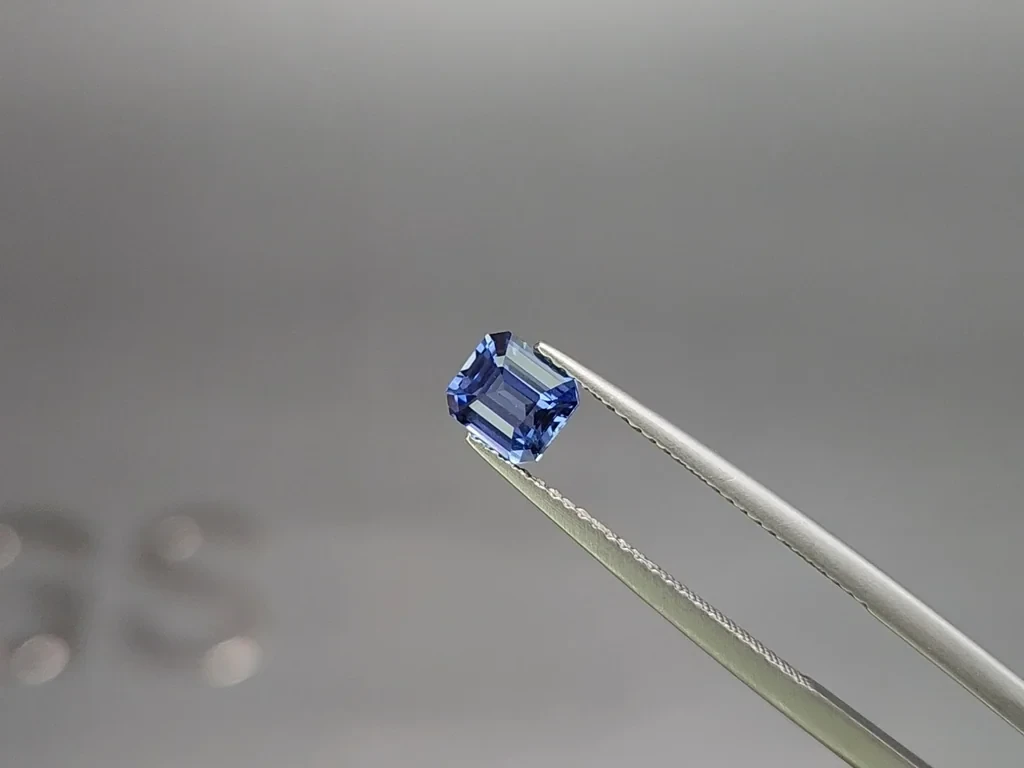 Unbehandelter saphir Cornflower Blue im oktagon-schliff 1,03 karat, Sri Lanka Image №3