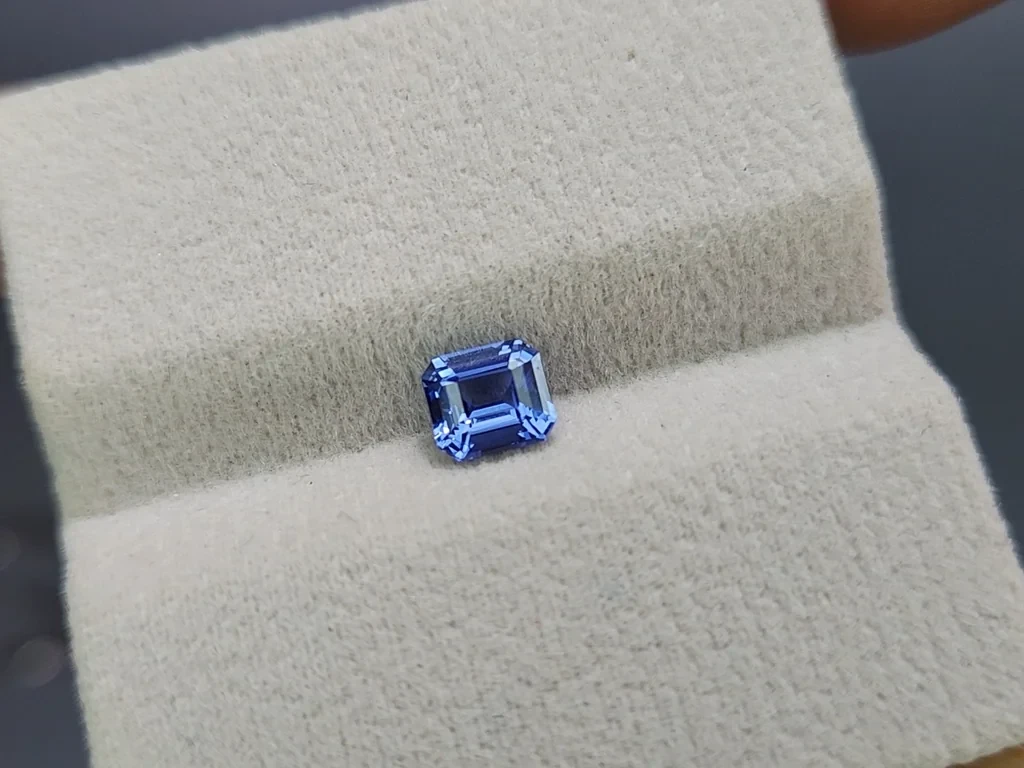 Unbehandelter saphir Cornflower Blue im oktagon-schliff 1,03 karat, Sri Lanka Image №4