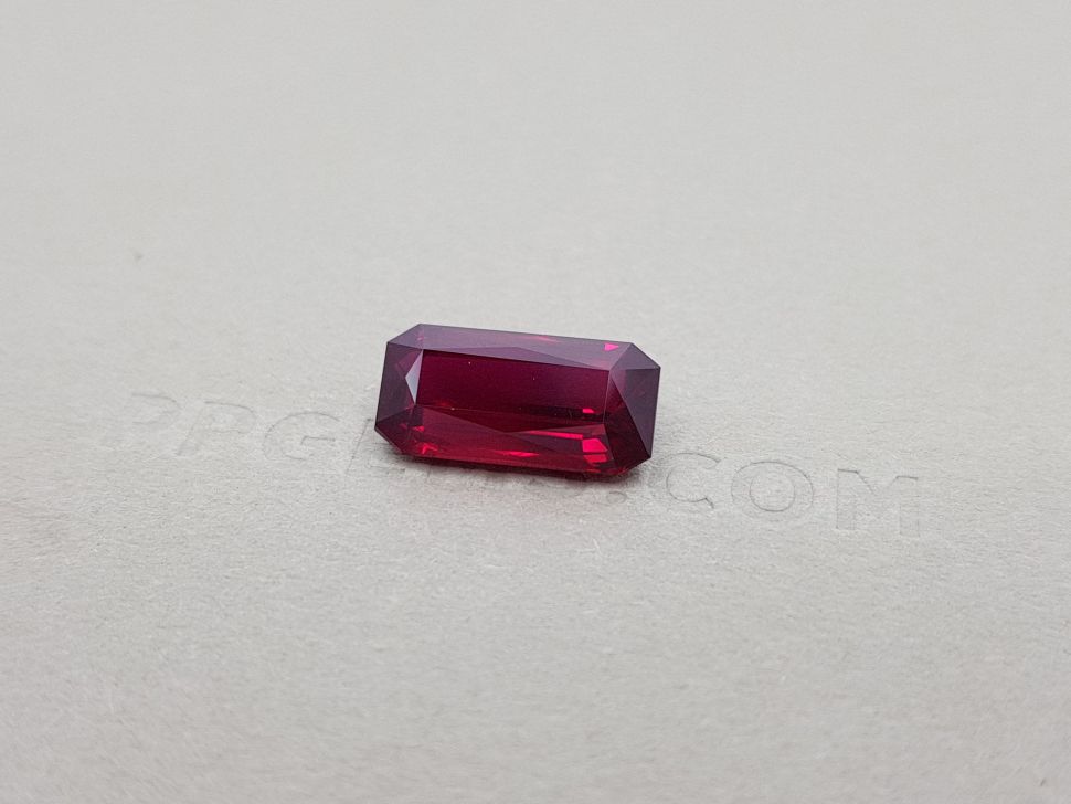 Radiant cut ruby, 5.00 ct, Mozambique Image №2