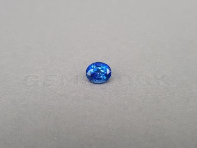 Intense сornflower blue sapphire in oval cut 2.79 ct, Sri Lanka photo