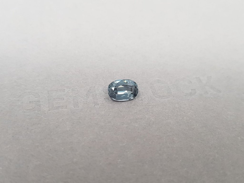 Burmese blue gray spinel in cushion cut 1.12 ct Image №2