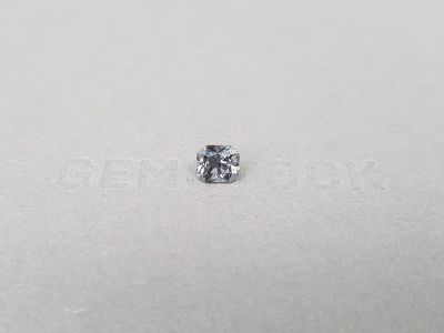 Steel gray spinel from Burma in radiant cut 1.38 ct photo
