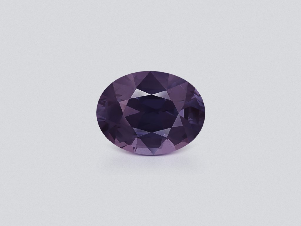 Violetter spinell im ovalschliff 6.93 carats, Tansania Image №1