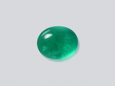 Emerald cabochon cut 2.73 carats, Russia photo