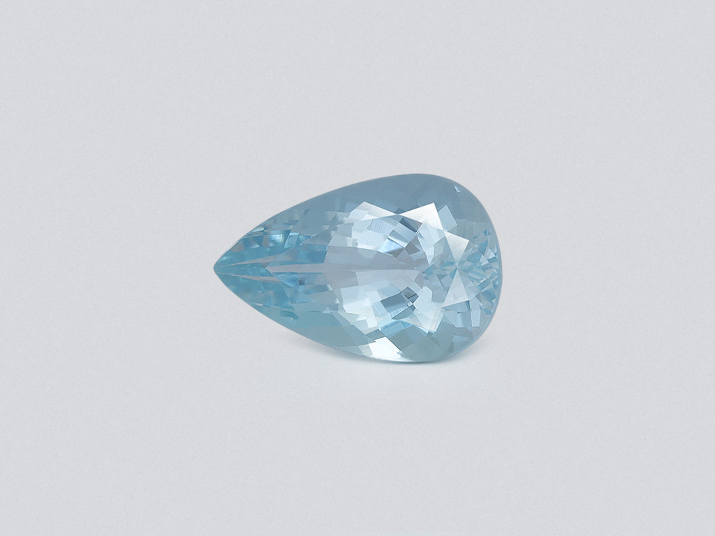 Aigue-marine taille poire, 6,81 carats, Madagascar Image №1