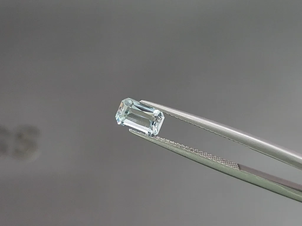 Satz achteckig geschliffener aquamarine 3,32 karat, Madagaskar Image №3