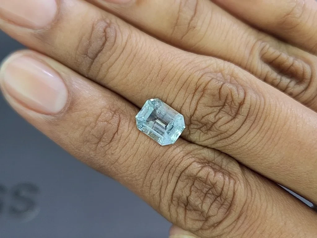 Aigue-marine taille octogonale de 2,44 carats, Madagascar  Image №2