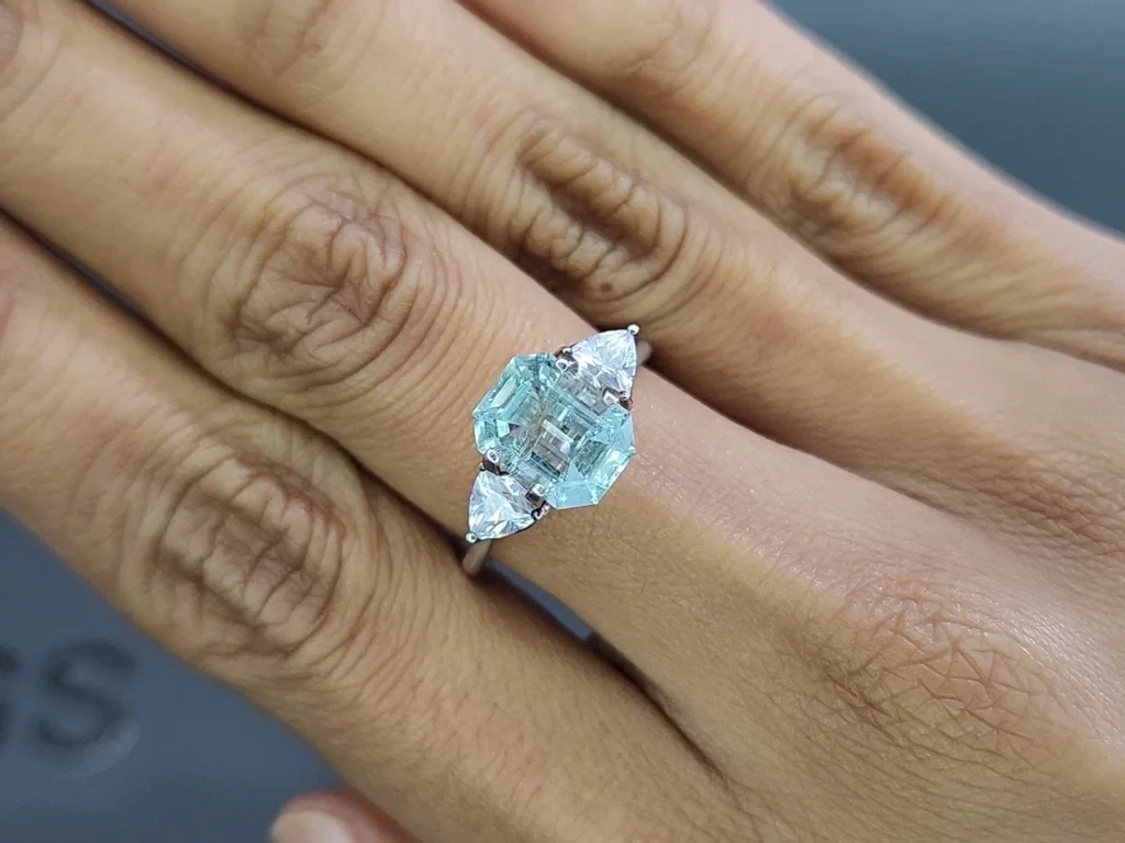 Aigue-marine taille octogonale de 2,44 carats, Madagascar  Image №5