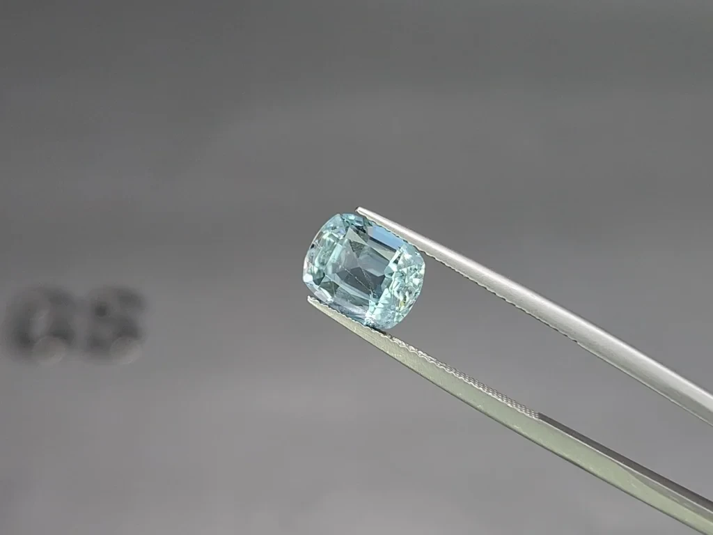 Set of aquamarines cushion cut 5.23 carats, Madagascar Image №3