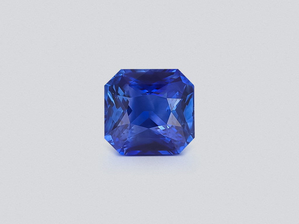 Saphir Cornflower Blue im radiantschliff 1,12 karat, Sri Lanka Image №1