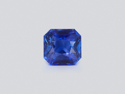 Saphir Cornflower Blue im radiantschliff 1,12 karat, Sri Lanka photo