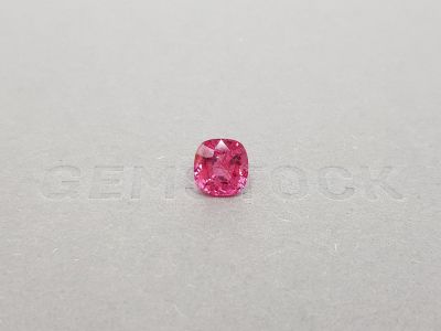 Cushion-cut bright pink Burmese spinel 2.60 ct photo
