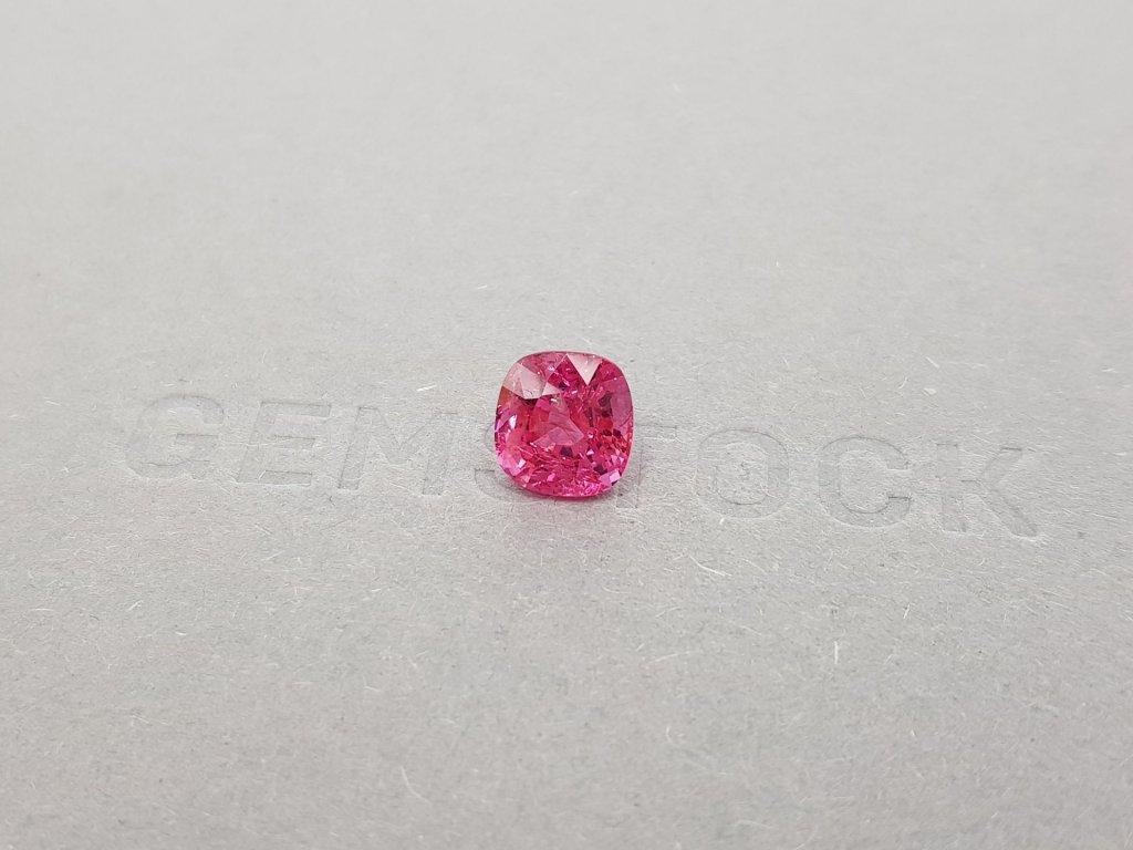 Cushion cut bright pink Burmese spinel 2.60 ct Image №3