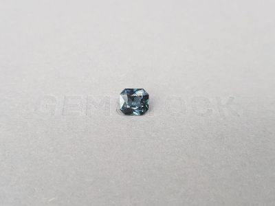 Gray-green spinel in radiant cut 1.60 ct, Burma photo