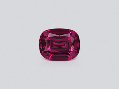 Garnet rhodolite cushion cut 6.82 carats, Tanzania photo