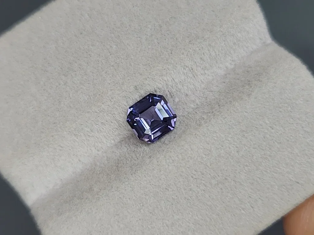 Spinelle lavande taille octogonale de 1,08 carats, Tanzanie Image №4