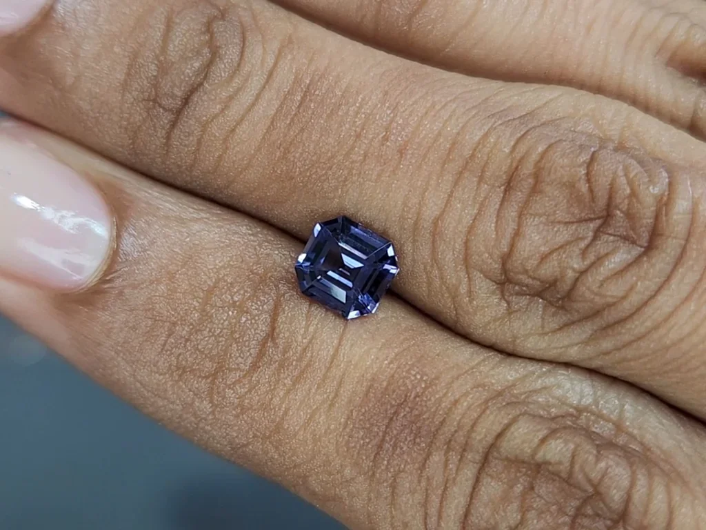 Spinelle lavande taille octogonale de 1,08 carats, Tanzanie Image №2