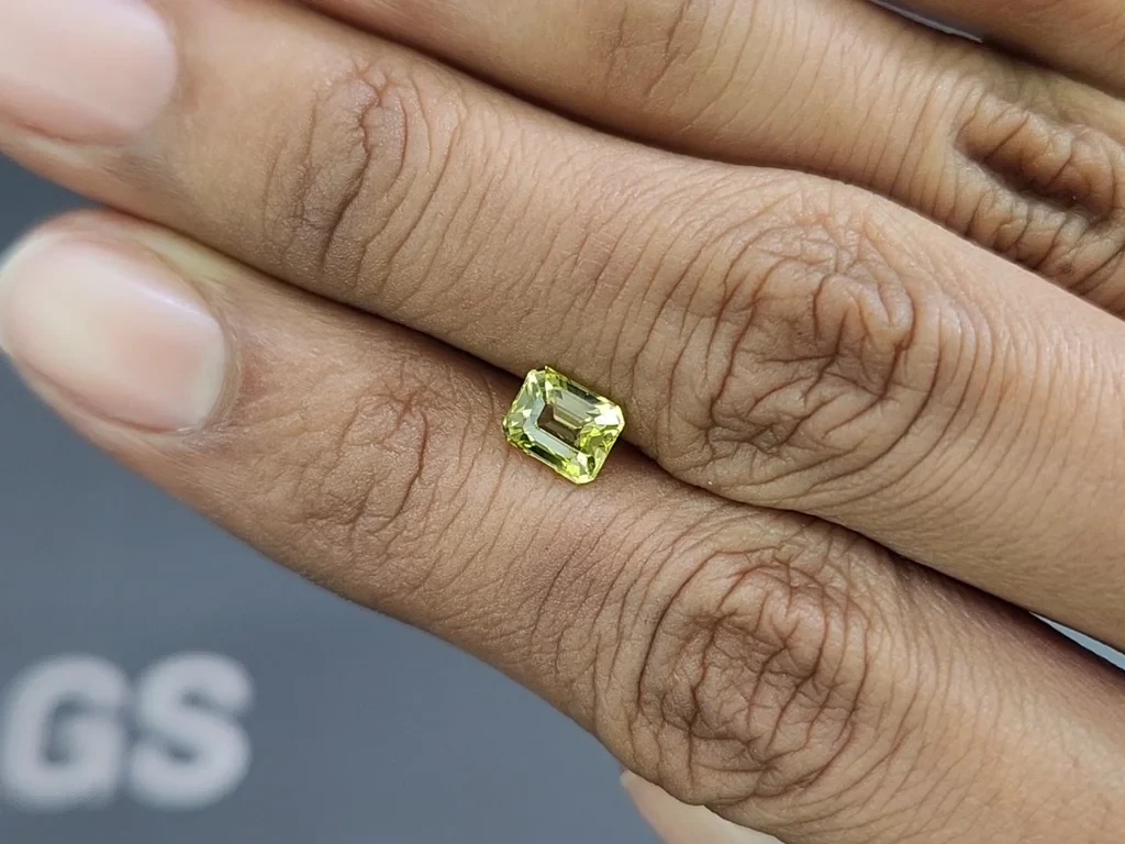 Chrysoberyll im achteckschliff 1,18 karat, Sri Lanka Image №2