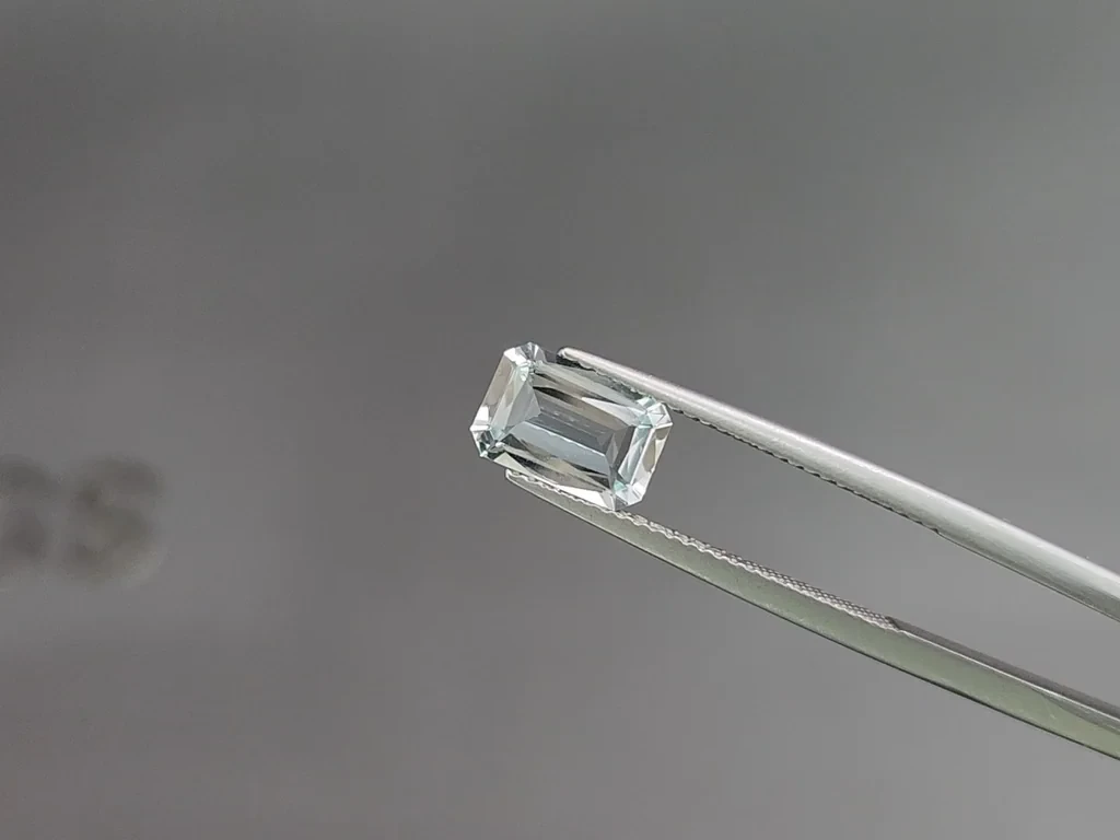 Satz achteckig geschliffener aquamarine 3,15 karat, Madagaskar Image №2