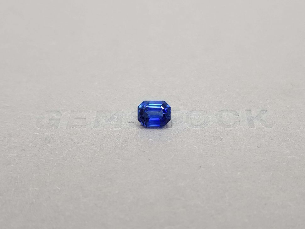 Intense blue sapphire, octagon cut, 1.79 ct, Sri Lanka Image №1