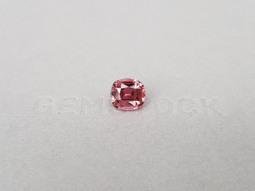 Pinkish-red cushion cut tourmaline from Africa 3.52 ct Image №1