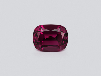 Garnet rhodolite cushion cut 6.69 carats, Tanzania photo