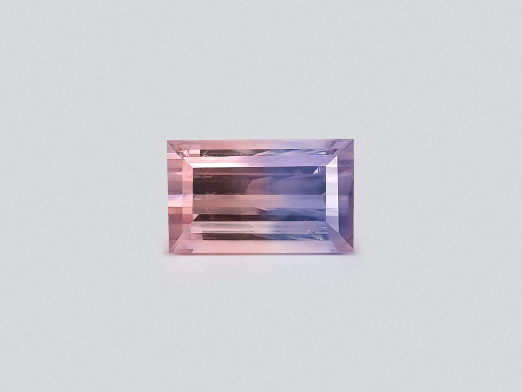 Saphir bicolore taille baguette 2,07 carats, Sri Lanka Image №1